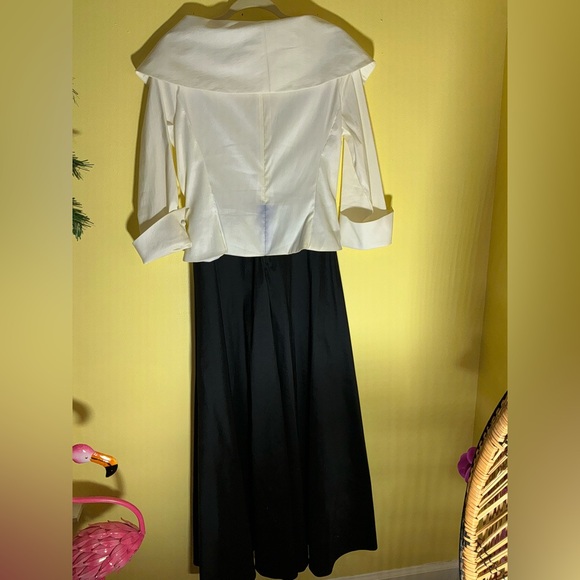 David’s Bridal Mother Of The Bride Dress Black & White Size 12 - Picture 8 of 12